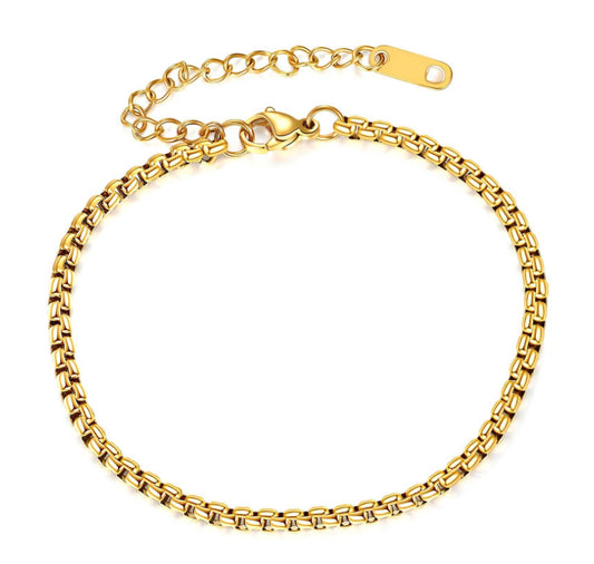 18K Gold Plated Stainless Steel bracelet, Intensity