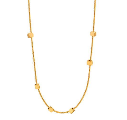 18k gold plated stainless steel  necklace