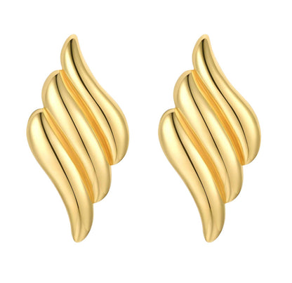 18k gold plated stainless steel  earring