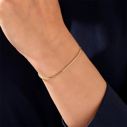 18K Gold Plated Stainless Steel bracelet, Intensity